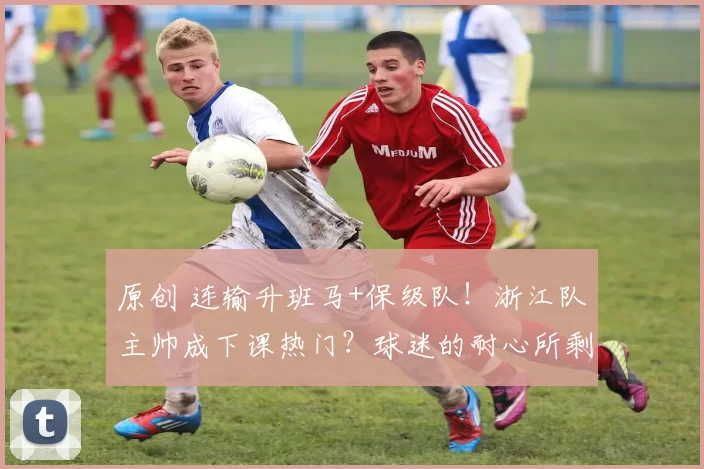 原创 连输升班马+保级队!浙江队主帅成下课热门?球迷的耐心所剩无几