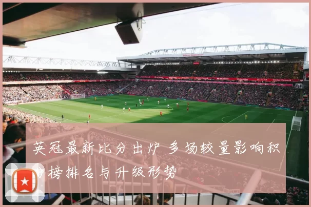 英冠最新比分出炉 多场较量影响积分榜排名与升级形势