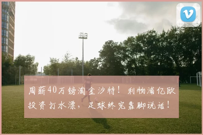 周薪40万镑淘金沙特！利物浦亿欧投资打水漂，足球终究靠脚说话！_达尔文·努涅斯_英超_数据